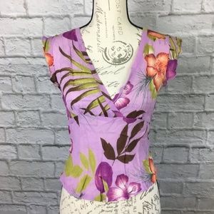 Vintage Rampage Sheer Tie Top